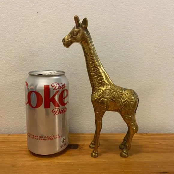 Vintage Brass Giraffes Set of 5 - Picture 9 of 9